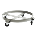 Drum Dolly 450kg 55 Gallon w Swivel Casters Heavy Duty Steel Frame Non Tipping - RnR Galore