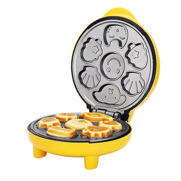 Dual Automatic Waffle Maker - Nonstick Bread Cake Breakfast Baking Machine, 2 - Slice Design - RnR Galore