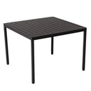 Eden 4 - Seater Outdoor Lounge Set with Coffee Table in Black - Stylish Textile and Rope Design - RnR Galore