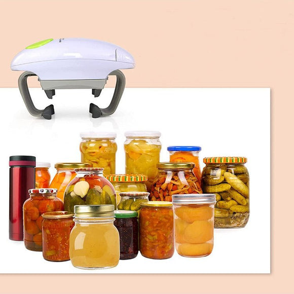 Effortless Electric Jar Opener - Automatic Grip for Arthritis Sufferers, Seniors & Weak Hands(white) - RnR Galore
