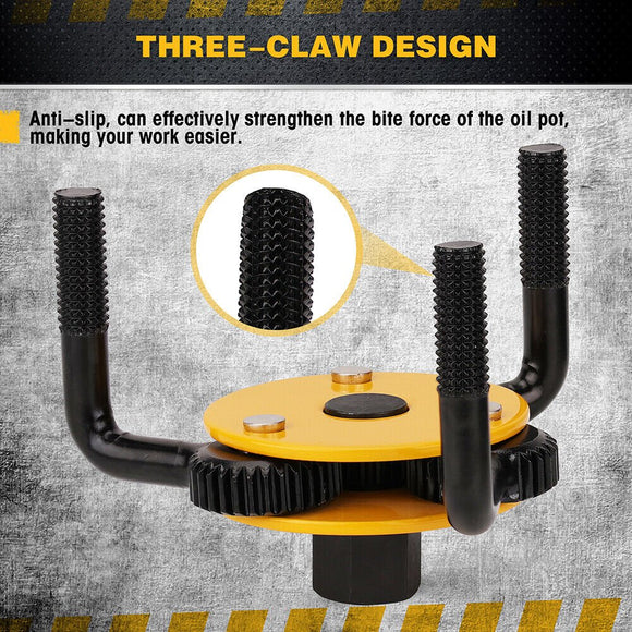 ELEAD 3" to 5 - 1/2" Oil Filter Wrench Set Oil Filter Removal Tool Automotive Use - RnR Galore