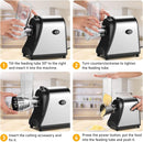 Electric Grater Vegetable Food Rotary Drum Grater Chopper Slicer - RnR Galore