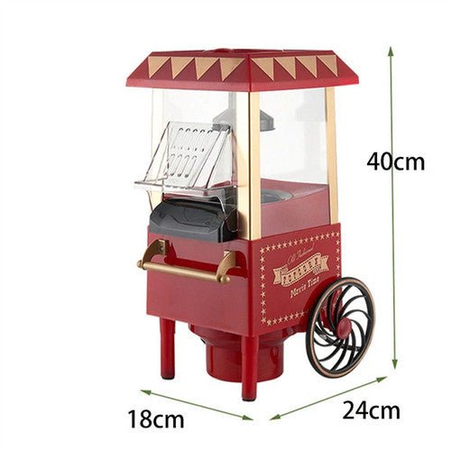 Electric Home Popcorn Machine Classic Car Corn Popper Maker For Kid Gift - RnR Galore