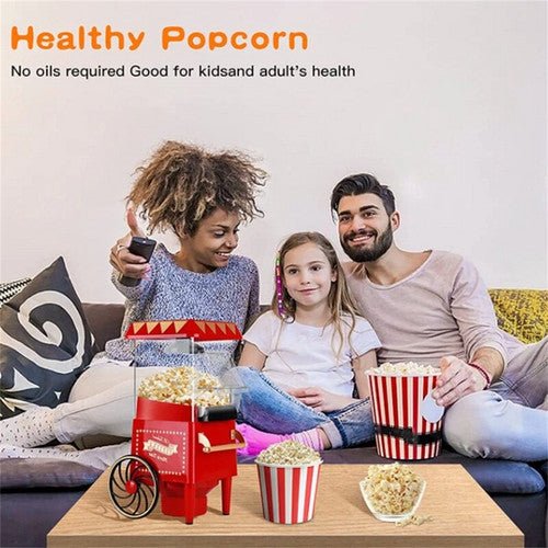 Electric Home Popcorn Machine Classic Car Corn Popper Maker For Kid Gift - RnR Galore