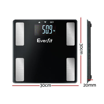 Electronic Digital Bathroom Scales Body Fat Scale Bluetooth Weight 180KG - RnR Galore