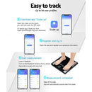 Electronic Digital Bathroom Scales Body Fat Scale Bluetooth Weight 180KG - RnR Galore