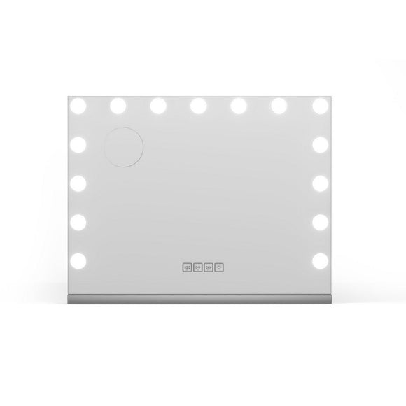 Embellir Bluetooth Makeup Mirror 58x46cm Hollywood Vanity with LED Light Wall - RnR Galore