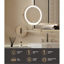 Embellir Extendable Makeup Mirror 10X Magnifying Double - Sided Bathroom Silver - RnR Galore