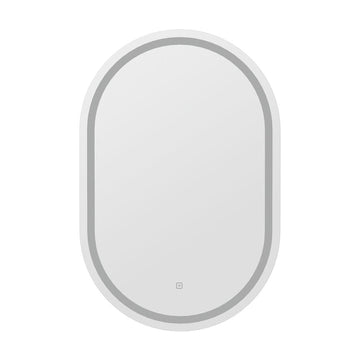 Embellir LED Wall Mirror With Light 50X75CM Bathroom Decor Oval Mirrors Vanity - RnR Galore