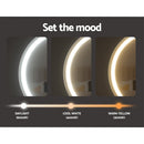 Embellir Makeup Mirror 40x40cm Hollywood Vanity with LED Light Tabletop Round - RnR Galore