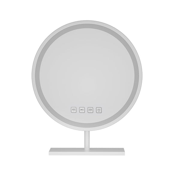 Embellir Makeup Mirror 40x40cm Hollywood Vanity with LED Light Tabletop Round - RnR Galore