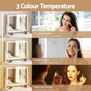 Embellir Makeup Mirror 58x46cm 360～ Rotatable Vanity Mirror with Lights Bright Light Strip Adjustable - RnR Galore