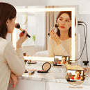 Embellir Makeup Mirror 58x46cm 360～ Rotatable Vanity Mirror with Lights Bright Light Strip Adjustable - RnR Galore