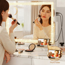 Embellir Makeup Mirror 60x50cm 360～ Rotatable Vanity Mirror with Lights Crystal LED - RnR Galore