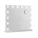 Embellir Makeup Mirror 60x52cm Hollywood Vanity with LED Light Tabletop White - RnR Galore