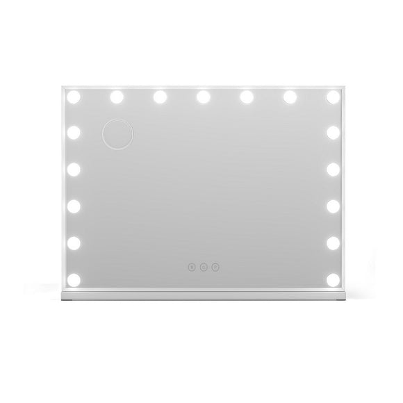 Embellir Makeup Mirror 80x58cm Hollywood Vanity with LED Light Tabletop Wall - RnR Galore