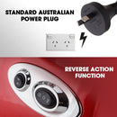 EUROCHEF Electric Meat Grinder, Stainless Steel Mincer Sausage Filler Kibbe Maker, Red - RnR Galore