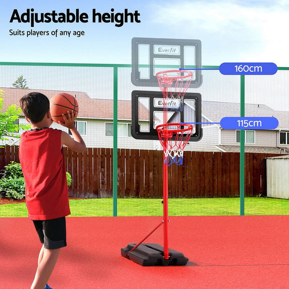 Everfit 1.6M Kids Basketball Hoop Stand System Portable - RnR Galore