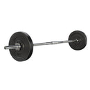 Everfit 18kg Barbell Set Weight Plates Bar Lifting Bench 168cm - RnR Galore