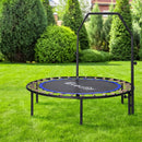 Everfit 48inch Round Fitness Trampoline Rebounder Adjustable Handrail Blue - RnR Galore