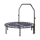 Everfit 48inch Round Fitness Trampoline Rebounder Adjustable Handrail Blue - RnR Galore