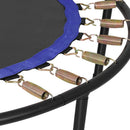 Everfit 48inch Round Fitness Trampoline Rebounder Adjustable Handrail Blue - RnR Galore