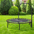 Everfit 48inch Round Fitness Trampoline Rebounder Adjustable Handrail Green - RnR Galore