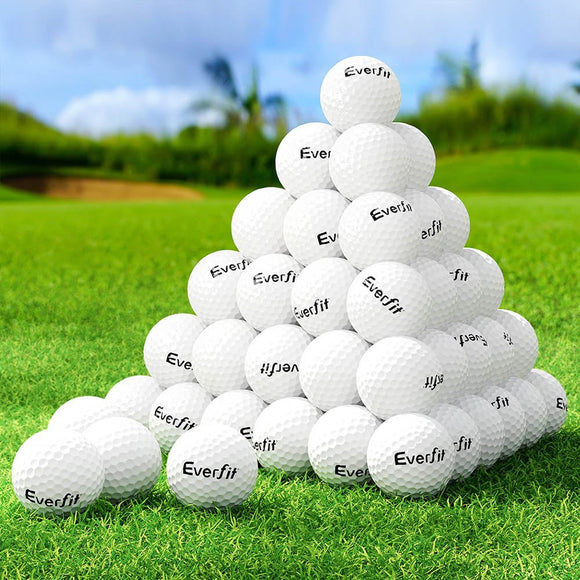 Everfit 60pcs Golf Ball Set Reusable Distance Golf Balls Practice Training - RnR Galore
