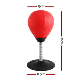 Everfit Desktop Punching Boxing Bag Stand Set with Pump Swivel Speed Balls - RnR Galore