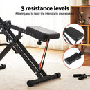 Everfit Foldable Squat Machine Deep Squat Rowing Machine 5 Adjustable Seat Home Gym - RnR Galore