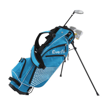 Everfit Golf Clubs Set Junior Right Handed Golf Wedges Iron Golf Stand Bag - RnR Galore