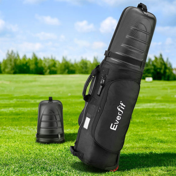 Everfit Golf Travel Bags for Airlines with Wheels Golf Clubs Hard Case Foldable - RnR Galore