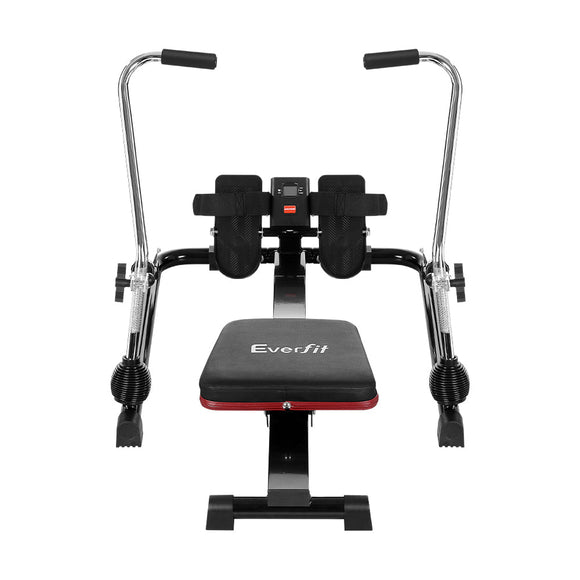 Everfit Rowing Machine 12 Levels Hydraulic Rower Fitness Gym Home Cardio - RnR Galore