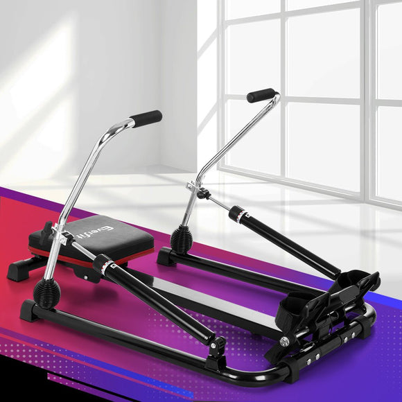 Everfit Rowing Machine 12 Levels Hydraulic Rower Fitness Gym Home Cardio - RnR Galore