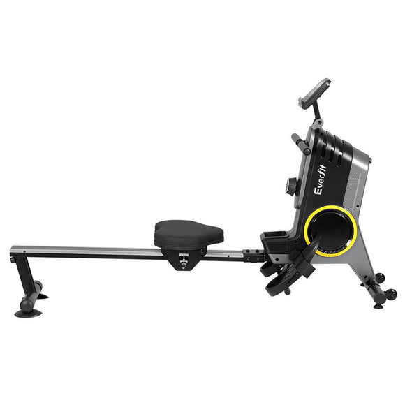 Everfit Rowing Machine 12 Levels Magnetic Rower Fitness Gym Cardio Workout - RnR Galore