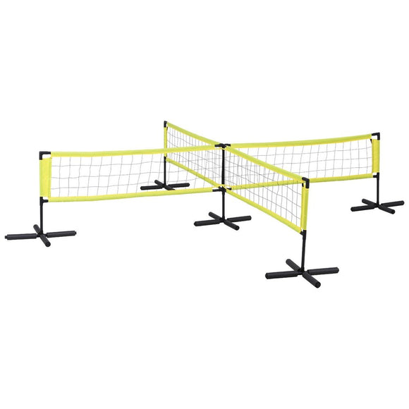 Everfit Water Volleyball Net Set Portable Swimming Pool Nets Game 4 Anchor Bags - RnR Galore