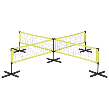 Everfit Water Volleyball Net Set Portable Swimming Pool Nets Game 4 Anchor Bags - RnR Galore