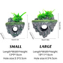 Fish Tank Aquascape Hoverstone Decoration Natural Rock Landscaping for Aquarium - L - RnR Galore
