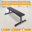 Fitness Flat Bench Weight Press Gym Home Strength Training Exercise - RnR Galore