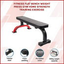 Fitness Flat Bench Weight Press Gym Home Strength Training Exercise - RnR Galore