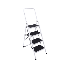 Foldable Non Slip 4 Step Steel Ladder - RnR Galore