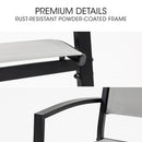 Fortia 4pc Outdoor Dining Chair Set, Furniture for Outside - RnR Galore