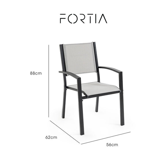 Fortia 4pc Outdoor Dining Chair Set, Furniture for Outside - RnR Galore