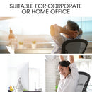 FORTIA Ergonomic Office Desk Chair, Coolmesh Fabric, Adjustable Recline, Black Mesh/Black Frame - RnR Galore