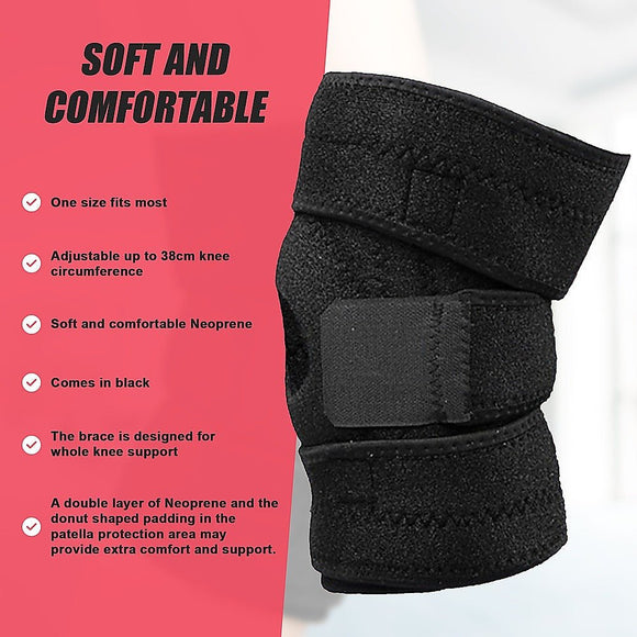 Fully Flexible Adjustable Knee Support Brace - RnR Galore