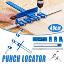 Furniture Carpentry Drill Guide Punch Locator Woodworking Hole Locator Ruler - Blue - RnR Galore
