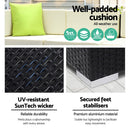 Gardeon 12PC Sofa Set with Storage Cover Outdoor Furniture Wicker - RnR Galore