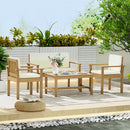 Gardeon 4 - Piece Outdoor Sofa Set Wooden Couch Lounge Setting - RnR Galore