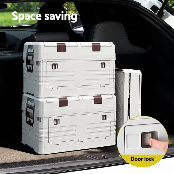 Gardeon 40L Outdoor Storage Box Foldable Camping Collapsible Bins Organizer - RnR Galore