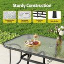Gardeon 5PC Outdoor Dining Set Table and Chairs Patio Furniture Bistro Set Garden Grey - RnR Galore